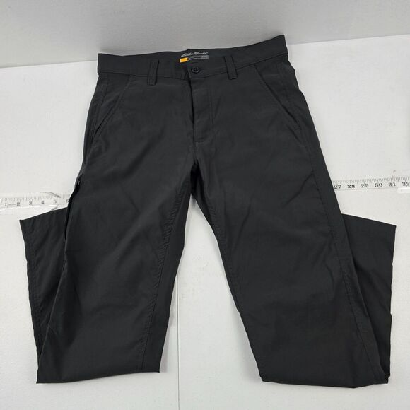 Eddie Bauer Travex hiking pants mens gray‎ 33x30 5 pocket zipper 4922 - Picture 1 of 14